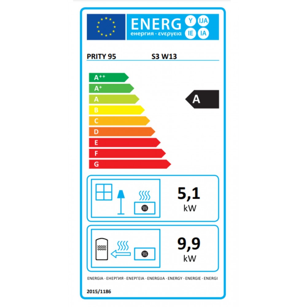 Peć na drva za centralno grijanje Prity S3 W13, 15kW, Drvo | Peći na drva za centralno grijanje | Peći na drva |