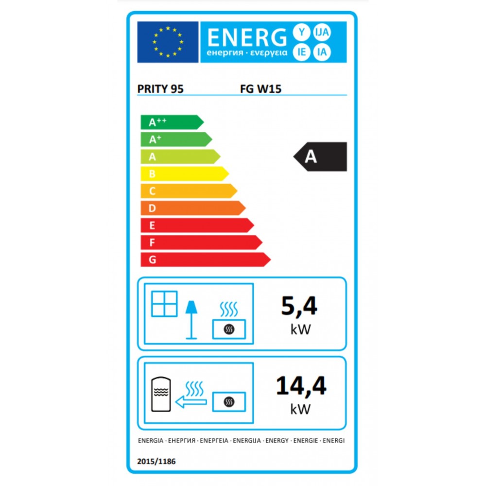 Peć na drva za centralno grijanje i za kuhanje Prity FG W15, 19.8kW | Peći na drva za centralno grijanje | Peći na drva |