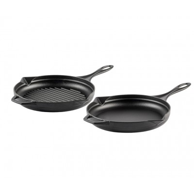 Set od lijevanog željeza od 2 dijela Hosse, Black Onyx - Set od lijevanog željeza