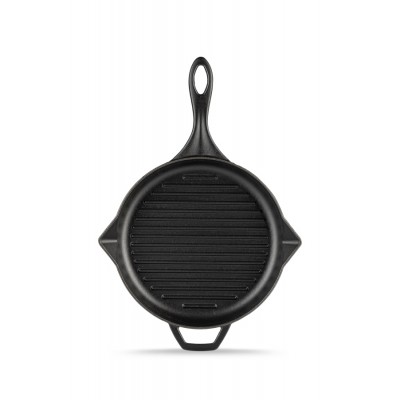 Emajlirana roštilj tava od lijevanog željeza Hosse, Black Onyx, Ф24cm - Roštilj tava od lijevanog željeza