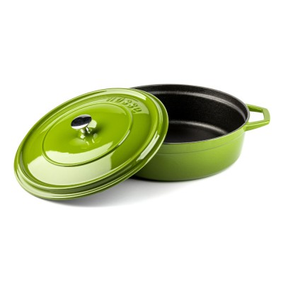 Set od 3 dijela od lijevanog željeza Hosse, Bamboo - Set od lijevanog željeza