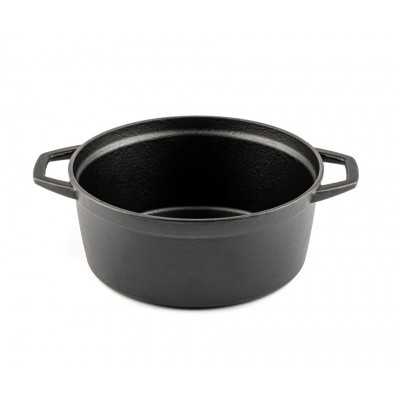 Duboki lonac od lijevanog željeza Hosse, Black Onyx, Ф24 - Lonac od lijevanog željeza