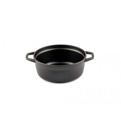 Duboki lonac od lijevanog željeza Hosse, Black Onyx, Ф12 - Lonac od lijevanog željeza