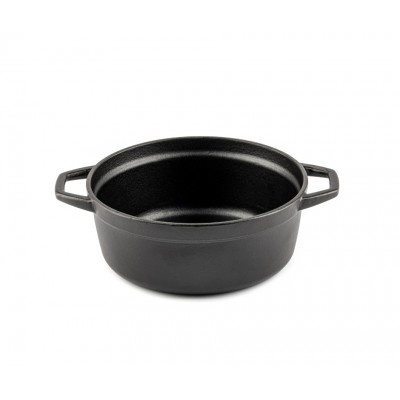 Duboki lonac od lijevanog željeza Hosse, Black Onyx, Ф20 - Lonac od lijevanog željeza