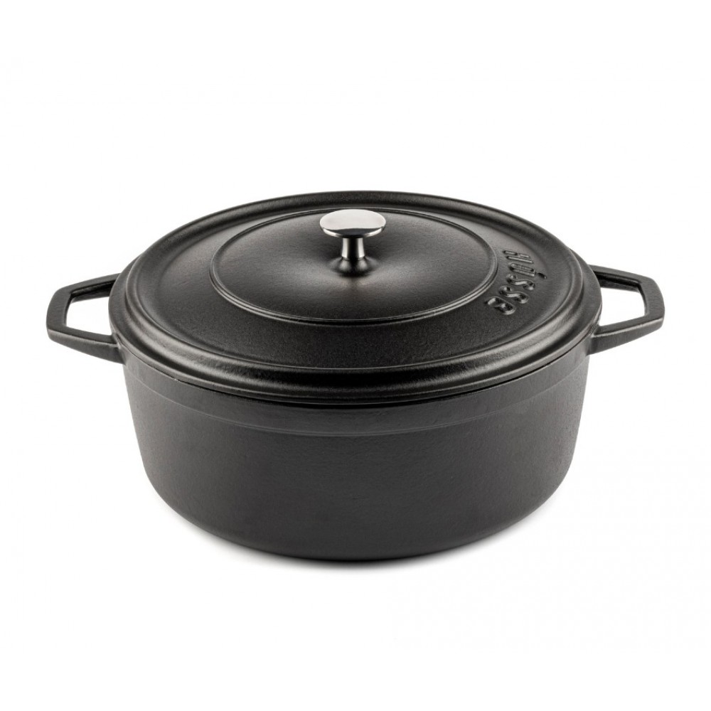 Duboki lonac od lijevanog željeza Hosse, Black Onyx, Ф28
