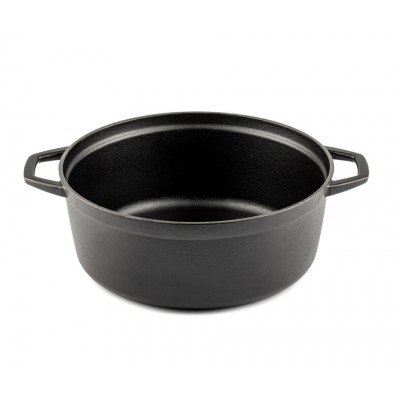 Duboki lonac od lijevanog željeza Hosse, Black Onyx, Ф28 - Lonac od lijevanog željeza