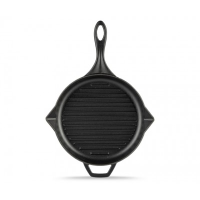 Emajlirana roštilj tava od lijevanog željeza Hosse, Black Onyx, Ф28cm - Roštilj tava od lijevanog željeza