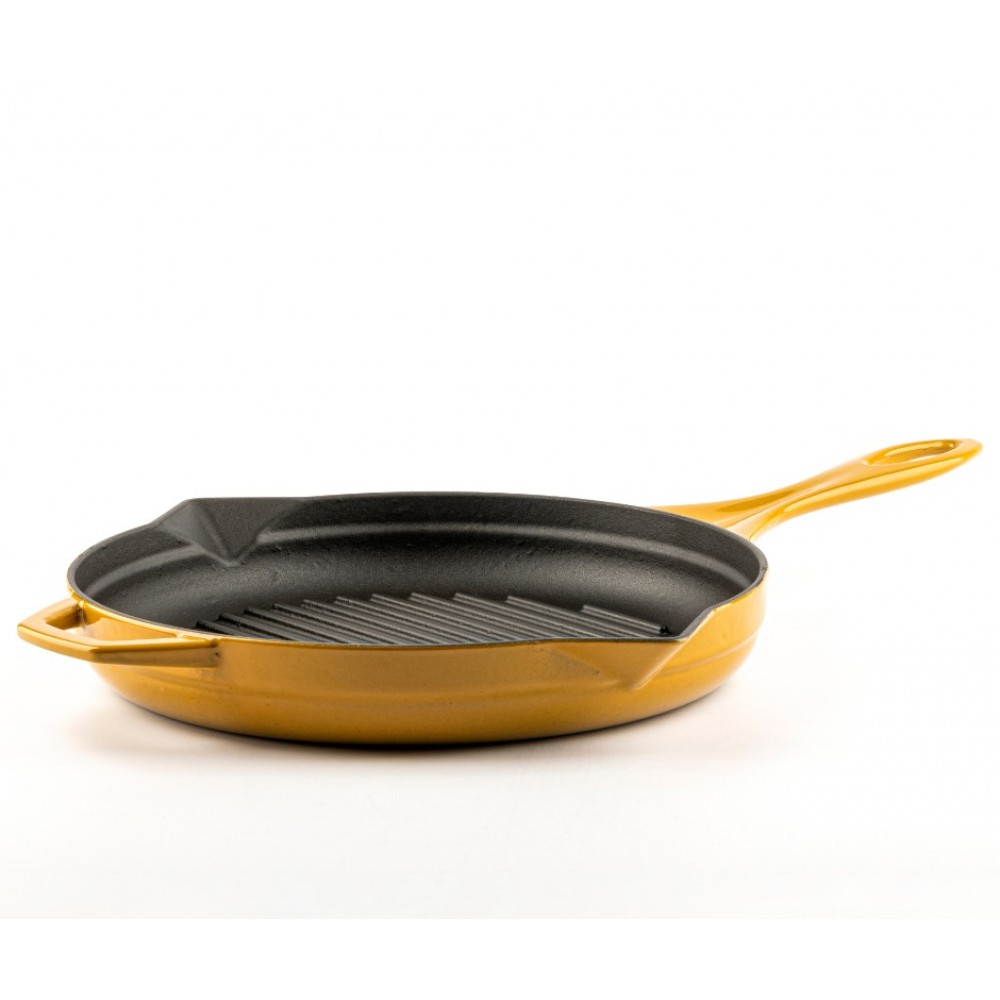 Emajlirana roštilj tava od lijevanog željeza Hosse, Dijon, Ф28cm