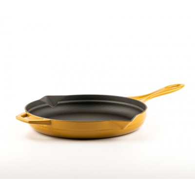 Emajlirana tava od lijevanog željeza Hosse, Dijon, Ф24cm - Ravna tava od lijevanog željeza