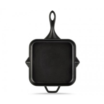 Emajlirana tava od lijevanog željeza Hosse, Black Onyx, 28x28cm - Ravna tava od lijevanog željeza