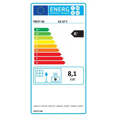 Peć na drva za kuhanje Prity K2 GT F Crvena, 8.1 kW - Usporedba artikala
