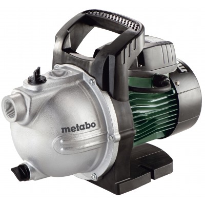 Jednofazna vrtna pumpa za čistu vodu Metabo P 4000 G, snaga 1100 W, protok 4000 l/h, visina podizanja 46 m - Elektricna pumpa za vodu