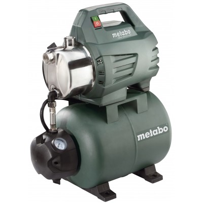 Jednofazna hidroforna pumpa za vodu METABO HWW 3500/25 INOX, snaga 900 W, protok 3500 l/h, visina podizanja 45 m, kapacitet spremnika 24 L - Pumpa za vodu