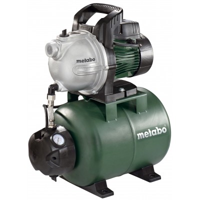 Hidrofor Metabo HWW 4000/25 G, snaga 1100 W, protok 4000 l/h, visina podizanja 46 m, kapacitet spremnika 24 L - Pumpa za vodu