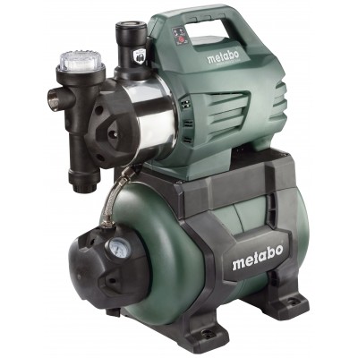 Jednofazna pumpa za hidrofor METABO HWWI 4500/25 Inox, snaga 1300 W, protok 4500 l/h, visina podizanja 48 m, kapacitet spremnika 24 L - Pumpa za vodu