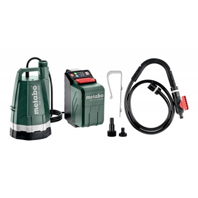 Bežična univerzalna pumpa METABO TPF 18 LTX 2200 SOLO, priključak 1", 18 V, protok 2200 l/h, tlak 2.2 bara - Vrtna pumpa za vodu