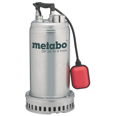 Jednofazna drenažna pumpa za prljavu vodu Metabo DP 28-10 S Inox, snaga 1850 W, protok 28.000 l/h, visina podizanja 17 m - Elektricna pumpa za vodu