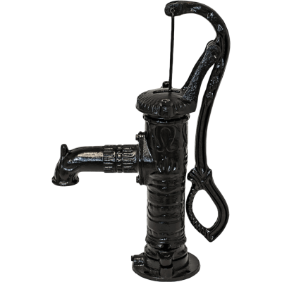 Ručna pumpa za vodu Hydro-Fix, crna, duljina 640 mm, lijevano željezo, priključak 1 1/4″ - Ručna pumpa za vodu