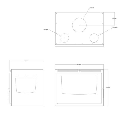 Ugradbeni kamin Balkan Energy ATS INSERT CORNER AIR 700, s ventilatorom i zračnim kanalima, lijevo, 11.84kW - Usporedba artikala