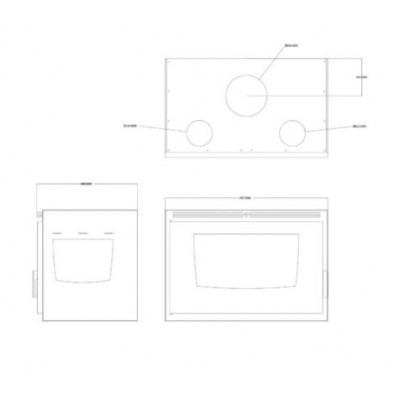 Ugradbeni kamin Balkan Energy ATS INSERT CORNER AIR 800, s ventilatorom i zračnim kanalima, lijevo, 13.73kW - Usporedba artikala