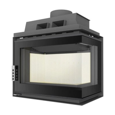 Ugradbeni kamin UNIFLAM 600 DURO S s dovodom zraka, desna strana, 11 kW - Kamini