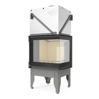Ugradbeni kamin UNIFLAM 660 DURO s zračnim kanalima i dovodom zraka, desna strana, 10 kW - Kamini