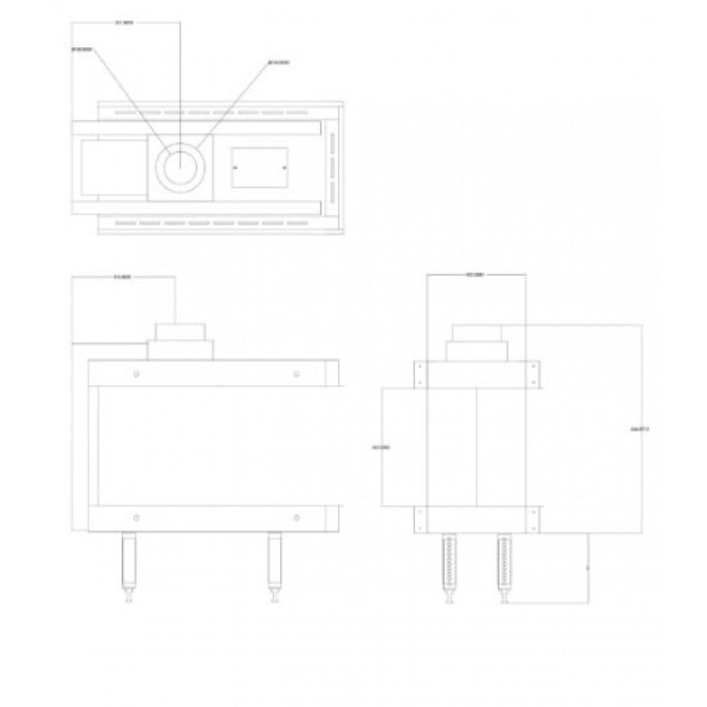 Plinski kamin Balkan Energy GAS 3SIDE 70, 5.8kW - 7.8kW | Plinski kamini | Kamini |
