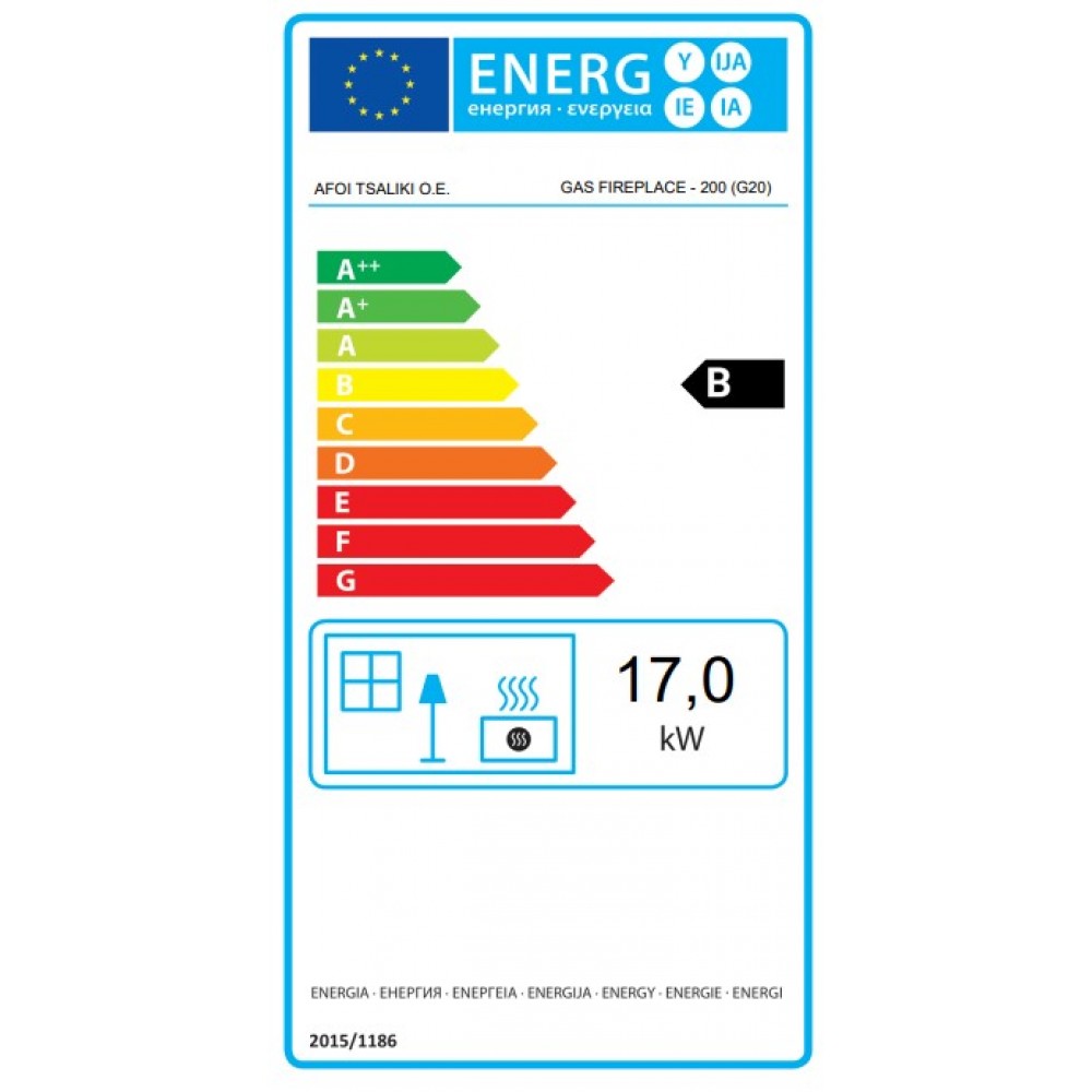 Plinski kamin Balkan Energy GAS CORNER 200, 17kW | Plinski kamini | Kamini |