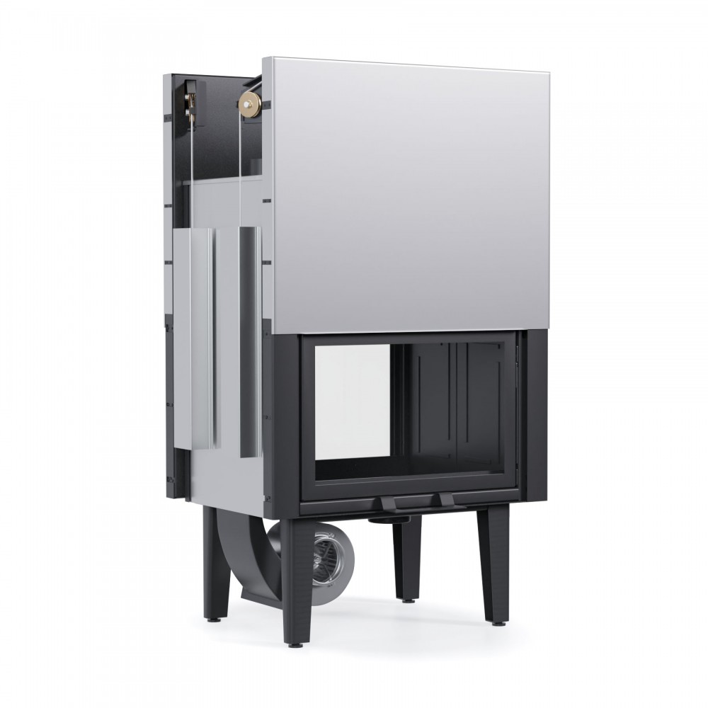 Ugradbeni kamin Balkan Energy ATS TUNNEL AIR 800, s zračnim kanalima, 16.1kW | Moderni kamini | Kamini |