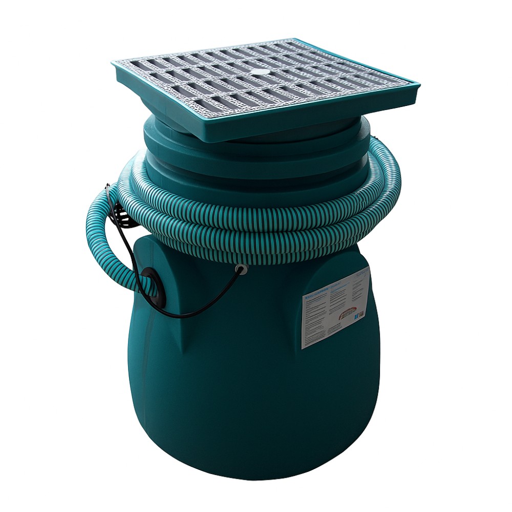 Stanica za crpljenje otpadnih voda s pumpom TWINGO 300, za ugradbenu instalaciju – kapacitet 75 L, snaga 0.33 kW, protok 0.15 m³/h, visina podizanja 5.8 m |  |  |