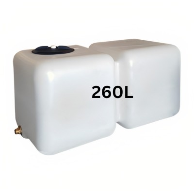 Spremnik za pitku vodu HydroMoby AQUA S12, horizontalni 260 L (bijeli) - Spremnici za pitku vodu