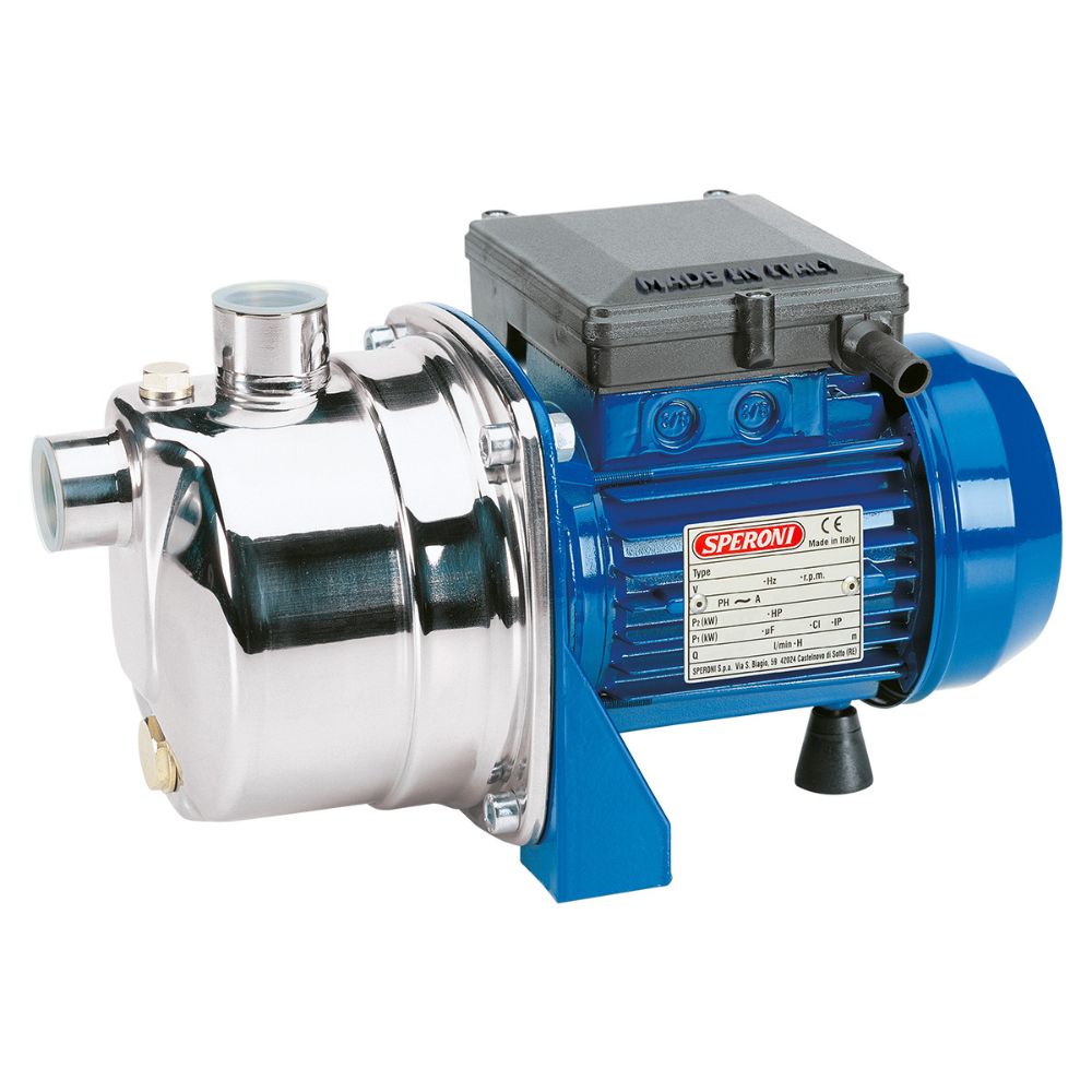 Samousisna vodena pumpa Speroni CAM 88 – snaga 750 W, visina podizanja 46 m, protok 50 L/min, nehrđajući čelik | Centrifugalna pumpa | Pumpa za vodu |