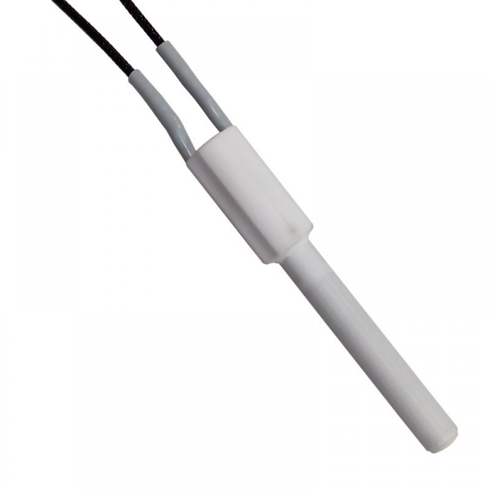 Keramički upaljač za peć na pelet Ravelli, MCZ, Palazzetti, Karmek One i druge, ukupna duljina 103 mm, 200W | Upaljači za peć na pelet | Rezervni dijelovi za peći na pelet |