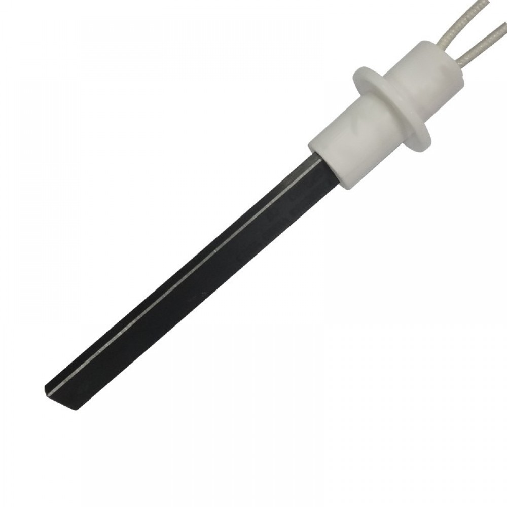 Upaljač za peć na pelet s crnim kvarcnim kristalom Ravelli, Moretti Design, Karmek One, BURNiT i druge, ukupna duljina 127 mm, 400W | Upaljači za peć na pelet | Rezervni dijelovi za peći na pelet |