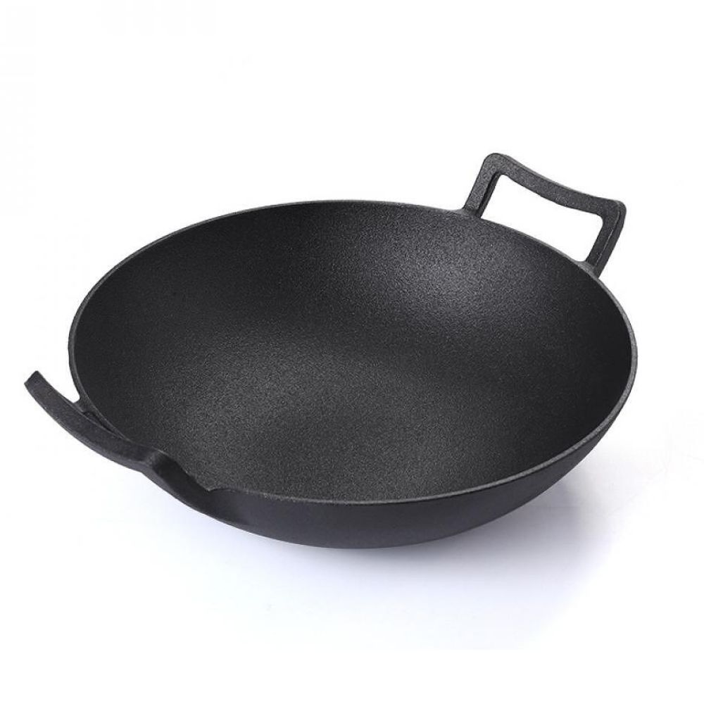 Wok tava od lijevanog željeza, Ф31 |  |  |