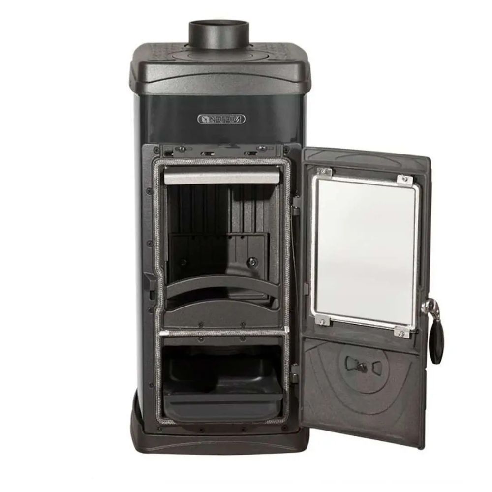 Talijanska peć na drva od lijevanog željeza La Nordica Super Junior, crna, 5.7kW | Peći od lijevanog željeza | Peći na drva |