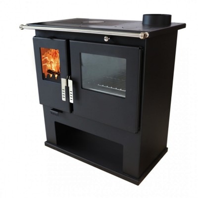 Štednjak na drva Verso CS Inox s inox pećnicom, Desno, 7.7kW - Peći na drva