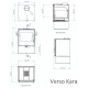 Peć na drva Verso Kara, 7.5kW | Peći na drva |  |