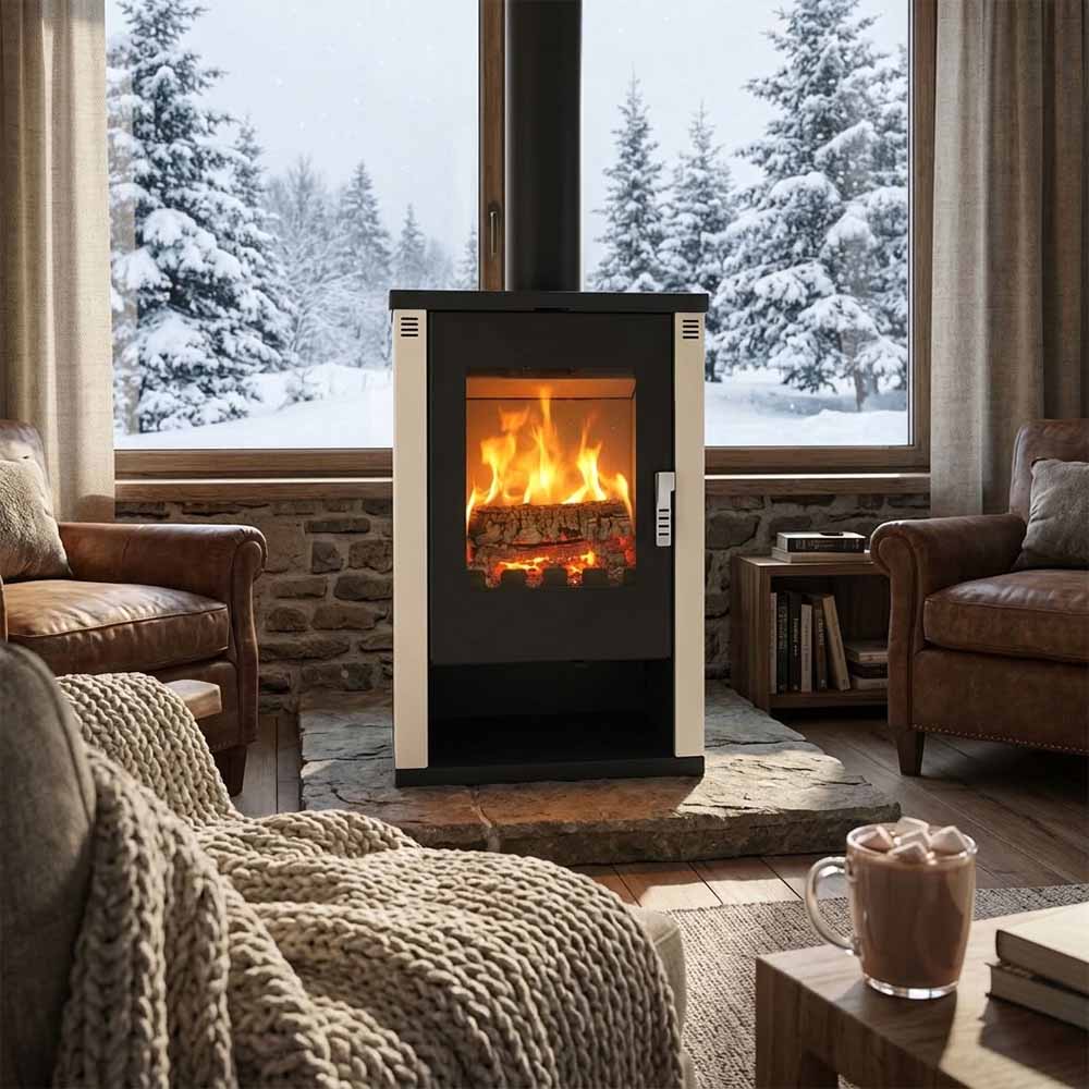 Peć na drva Verso Lheia Ivory, 7.5 kW | Zračne peći na drva | Peći na drva |