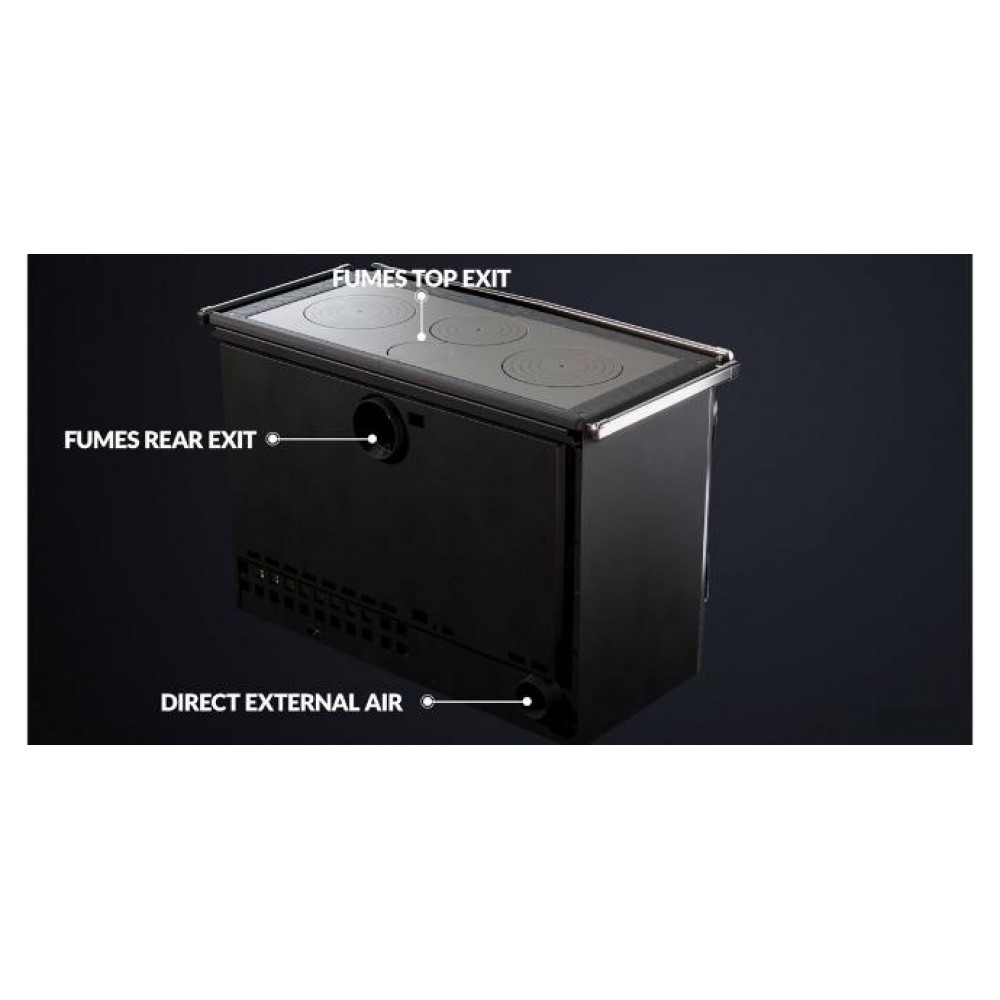 Talijanski štednjak na drva La Nordica Alaska, 12.0kW | Štednjaci na drva |  |