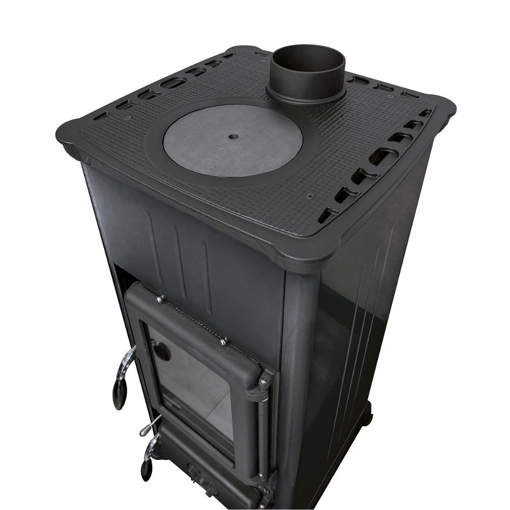 Talijanska peć na drva s pločom za kuhanje La Nordica Emiliana, crna, 6.5kW | Štednjaci na drva |  |