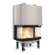 Italian cast iron wood burning fireplace La Nordica Monoblocco 3LC, 12.0kW |  |  |