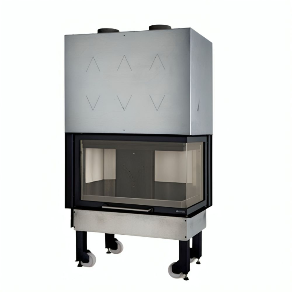 Talijanski lijevani ugradbeni kamin na drva La Nordica Monoblocco 800 Angolo pravo, 10.0kW | Ugradbeni kamini | Kamini |