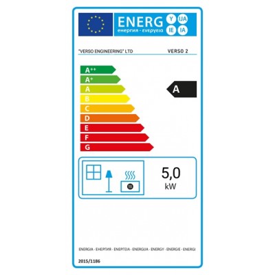 Peć na drva Verso 2, 5 kW - Kamini na drva