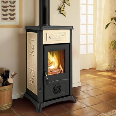 Talijanska peć na drva La Nordica Gemma, ecru, 6.5kW - La Nordica