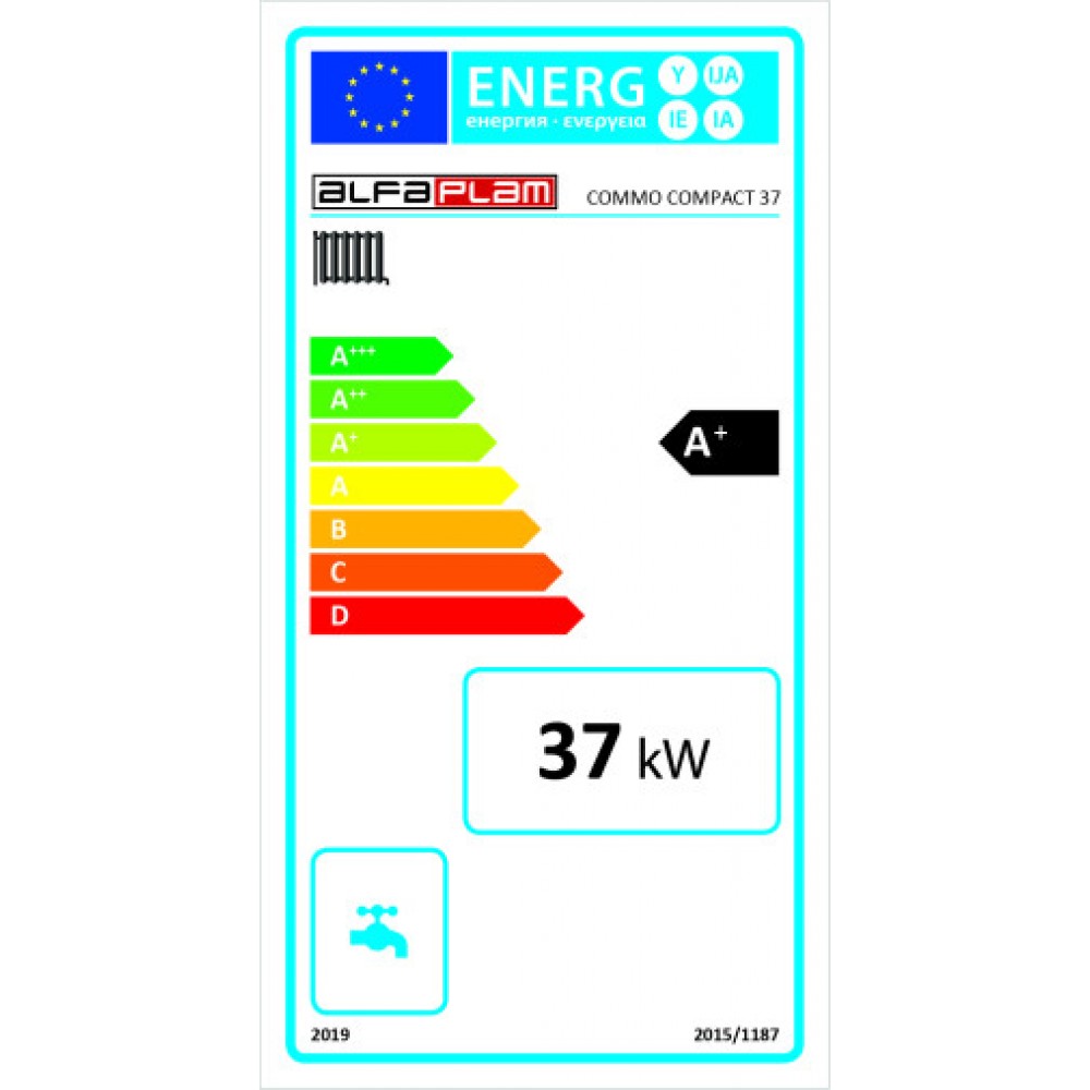 Kotao na pelete Alfa Plam Commo Compact 37, 37 kW | Kotlovi na pelete | Peleti |