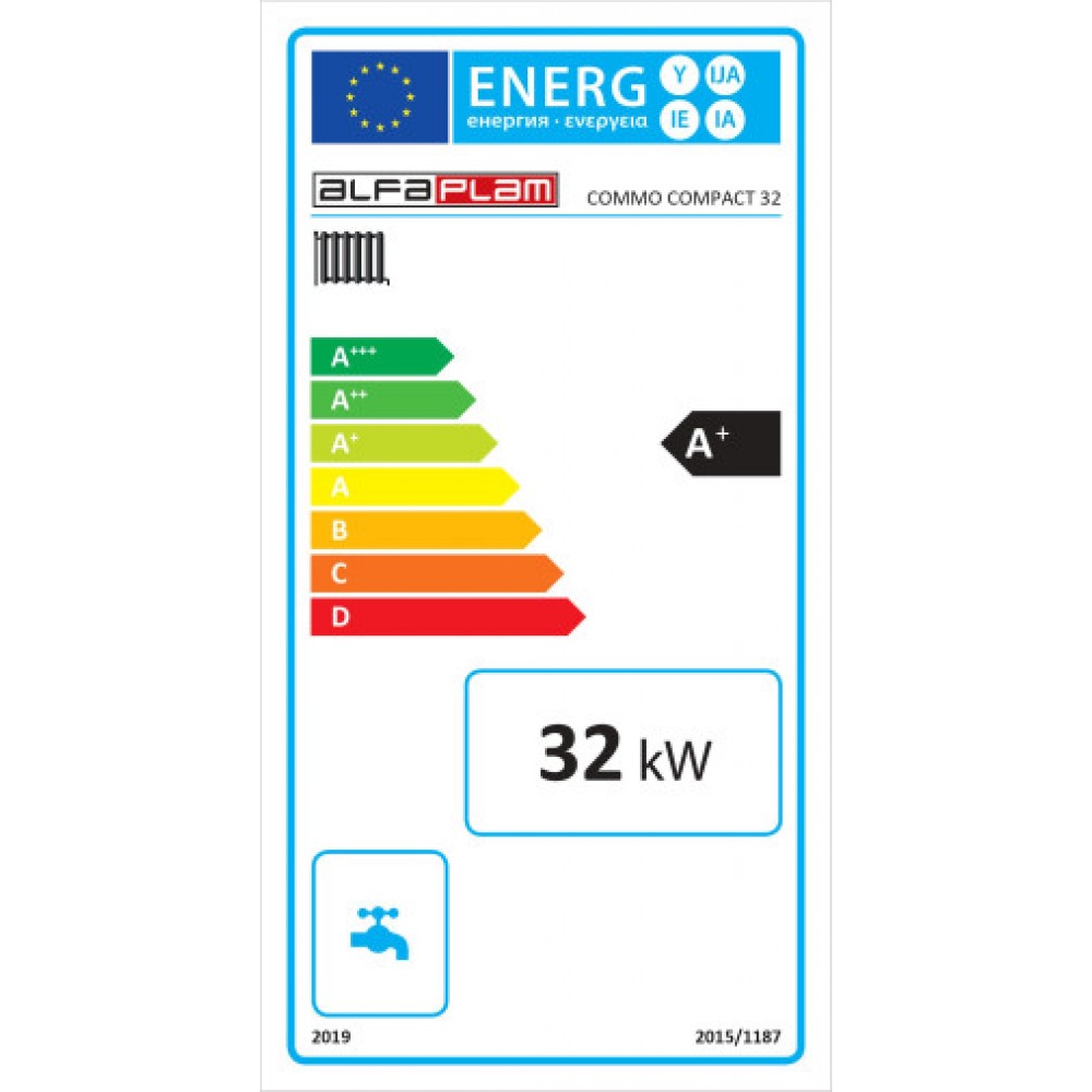 Kotao na pelete Alfa Plam Commo Compact 32, 32 kW | Kotlovi na pelete | Peleti |