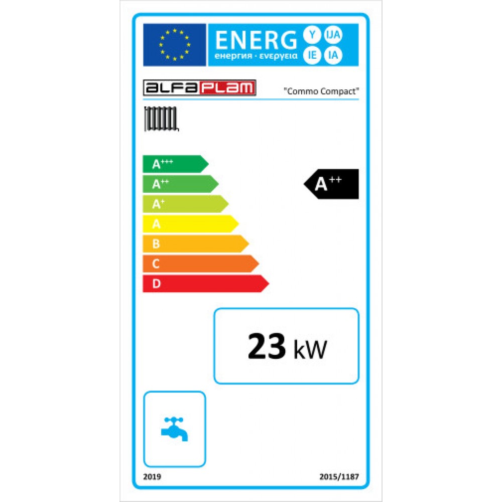 Kotao na pelete Alfa Plam Commo Compact, 23 kW | Kotlovi na pelete | Peleti |