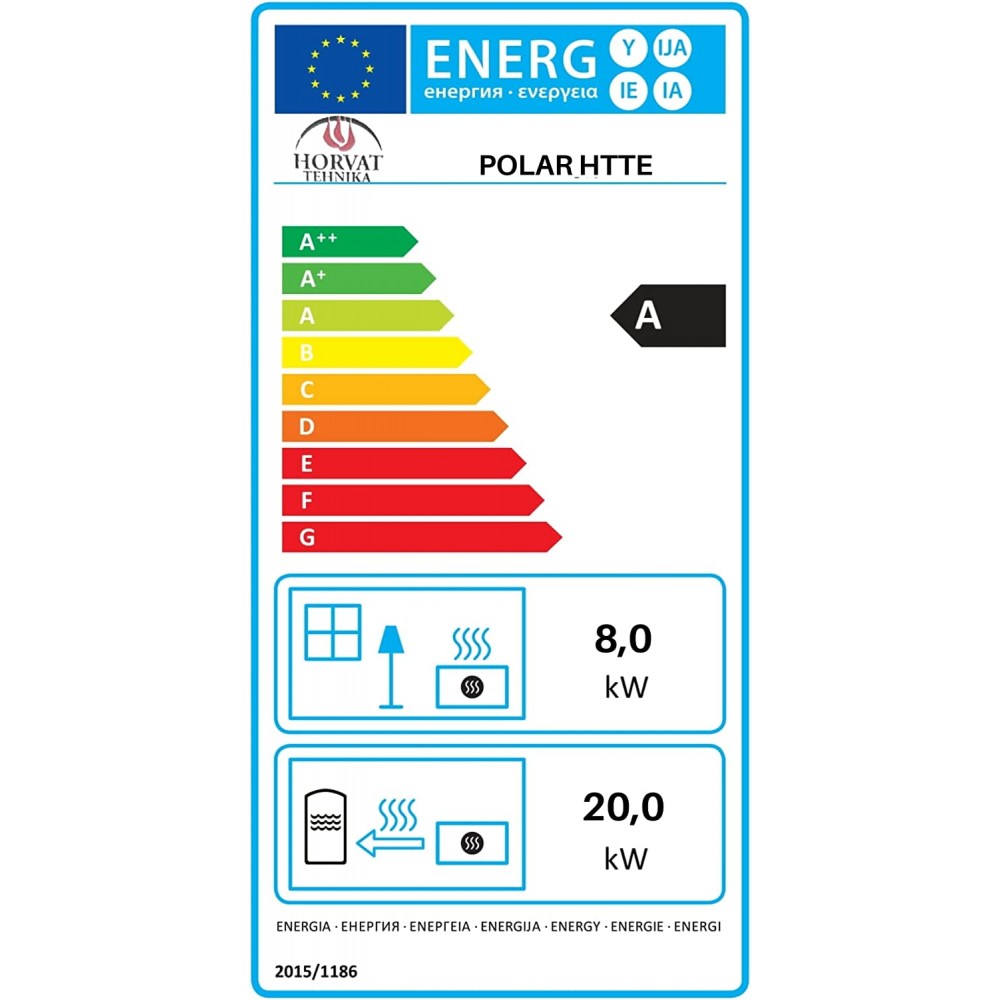 Štednjak na drva za centralno grijanje Horvat Polar HTTE, 28 kW | Štednjaci na drva za centralno grijanje | Drvo |