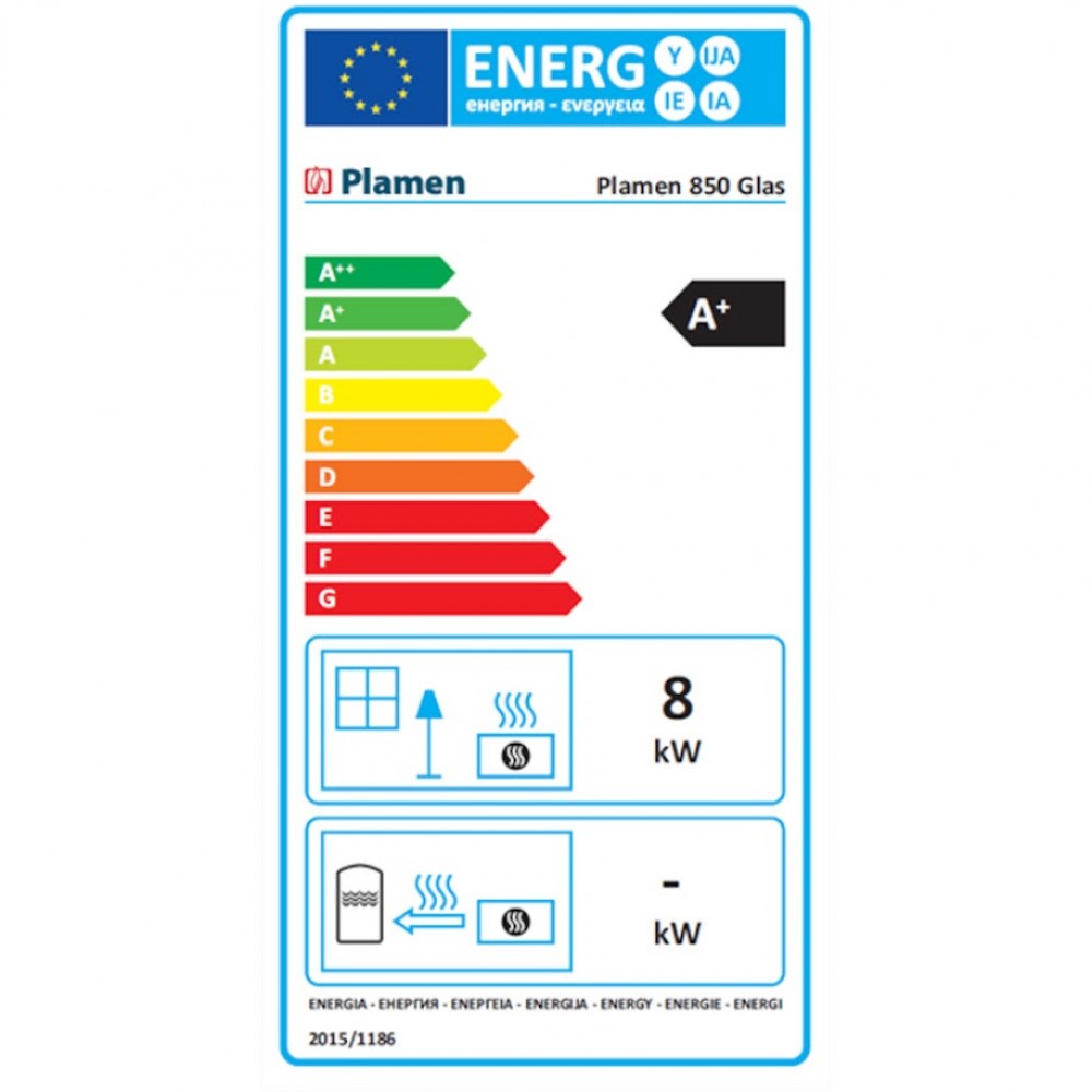 Stednjak na drva Plamen 850 Glas N, 8kW | Peći na drva za kuhanje i grijanje | Peći na drva |